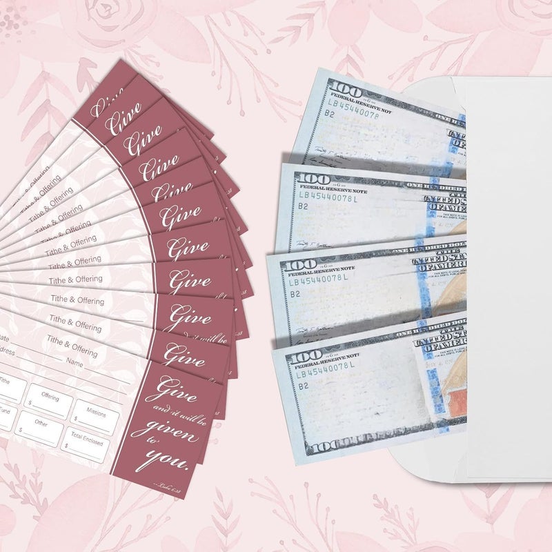 Eaasty 200 Pieces Church Offering Envelopes My Offering Bill Size Envelope Church Tithe Envelopes for Donations, Religious Occasions(Simple Style) - Image 5